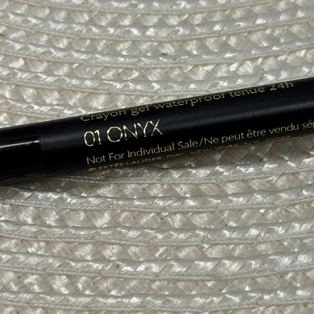 Estee Lauder Double Wear 24H Waterproof Gel Eye Pencil 01 Onyx Black Travel Size